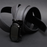 Zays Handcrafted Imported Genuine Leather Auto Gear Belt for Unisex– Premium Quality, Adjustable, Stylish & Durable - ZMB149 - Image 2