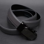 Zays Handcrafted Imported Genuine Leather Auto Gear Belt for Unisex– Premium Quality, Adjustable, Stylish & Durable - ZMB149