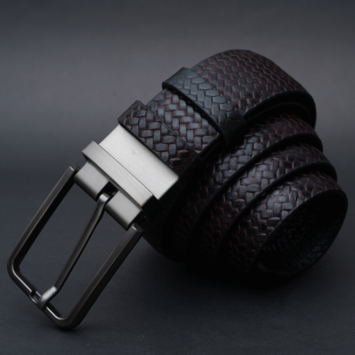 Zays Reversible Handcrafted Genuine Leather Belt for Men – Premium Quality, Adjustable, Stylish & Durable ZMB141 - Image 7