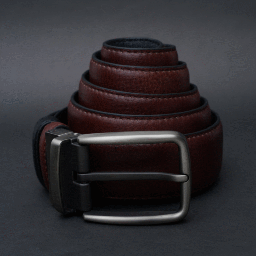 Zays Reversible Leather Belt For Men - MB139 - Image 6