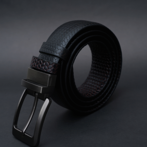 Zays Reversible Handcrafted Genuine Leather Belt for Men – Premium Quality, Adjustable, Stylish & Durable - ZMB140 - Image 3