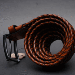 Zays Handcrafted Imported Genuine Leather Belt for Unisex – Premium Quality, Adjustable, Stylish & Durable - ZMB145 - Image 4