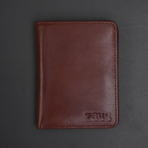 Zays Handcrafted Premium Oil Pull Up Leather Bifold Short Wallet for Unisex - ZSW132 - Image 1