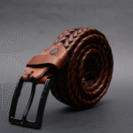 Zays Handcrafted Imported Genuine Leather Belt for Unisex – Premium Quality, Adjustable, Stylish & Durable - ZMB145 - Image 7