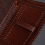 Zays Handcrafted Premium Oil Pull Up Leather Bifold Short Wallet for Unisex - ZSW132 - Image 9