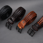 Zays Handcrafted Imported Genuine Leather Belt for Unisex – Premium Quality, Adjustable, Stylish & Durable - ZMB144 - Image 8