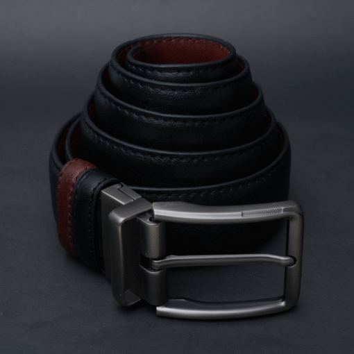 Zays Reversible Leather Belt For Men - MB138 - Image 5