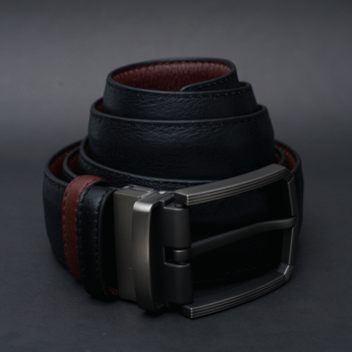 Zays Reversible Leather Belt For Men - MB137 - Image 4