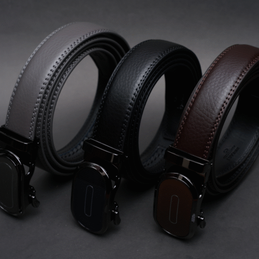 Zays Handcrafted Imported Genuine Leather Auto Gear Belt for Unisex– Premium Quality, Adjustable, Stylish & Durable - ZMB148 - Image 8