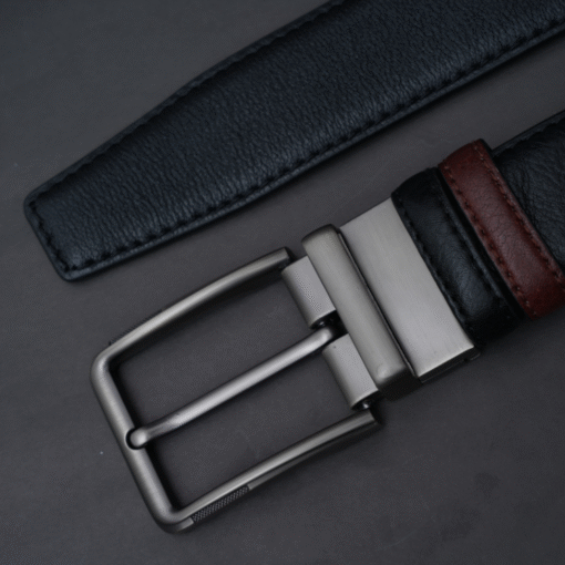 Zays Reversible Leather Belt For Men - MB138 - Image 9