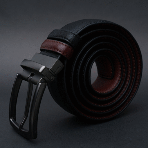 Zays Reversible Leather Belt For Men - MB136 - Image 4