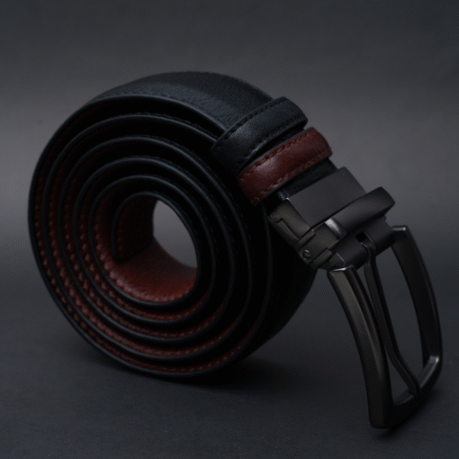 Zays Reversible Leather Belt For Men - MB136 - Image 5