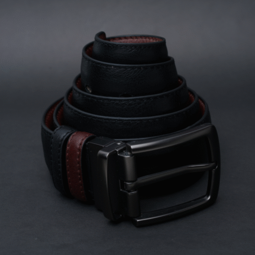 Zays Reversible Leather Belt For Men - MB136 - Image 6