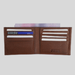 Zays Handcrafted Premium Oil Pull Up Leather Bifold Short Wallet for Unisex - ZSW134 - Image 2