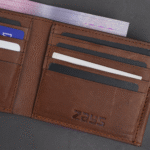 Zays Handcrafted Premium Oil Pull Up Leather Bifold Short Wallet for Unisex - ZSW134 - Image 7