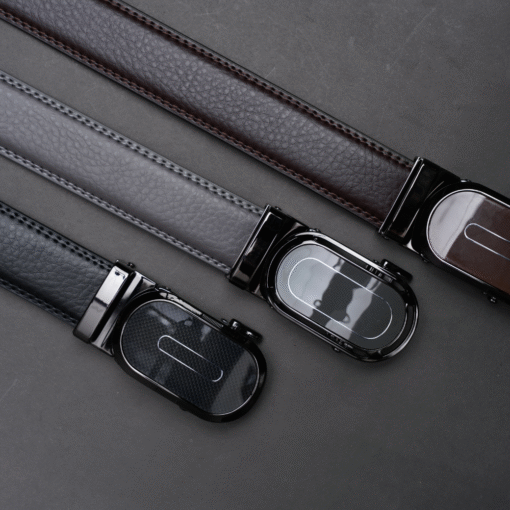 Zays Handcrafted Imported Genuine Leather Auto Gear Belt for Unisex– Premium Quality, Adjustable, Stylish & Durable - ZMB148 - Image 9