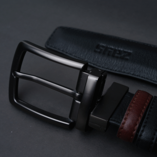 Zays Reversible Leather Belt For Men - MB136 - Image 10