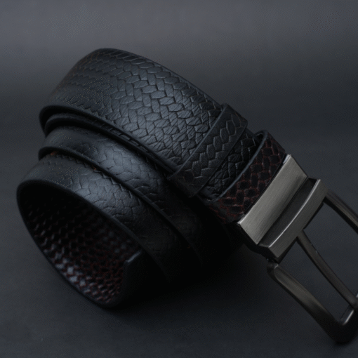 Zays Reversible Handcrafted Genuine Leather Belt for Men – Premium Quality, Adjustable, Stylish & Durable - ZMB140 - Image 6
