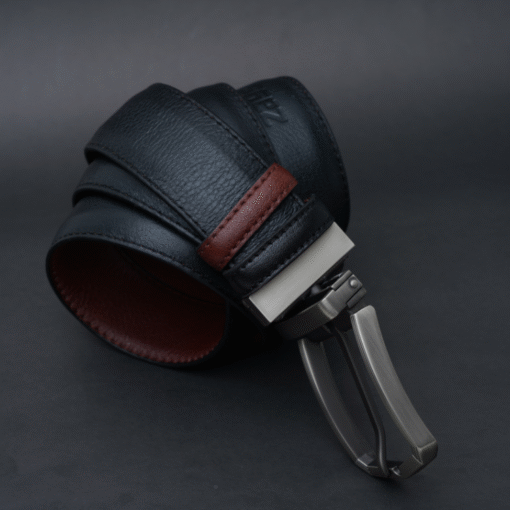 Zays Reversible Leather Belt For Men - MB137 - Image 7