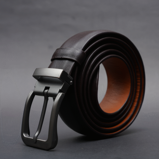 Zays Genuine Leather Belt for Men – Premium Full-Grain Cowhide, Handmade, Formal & Casual Use - ZMB142 - Image 3