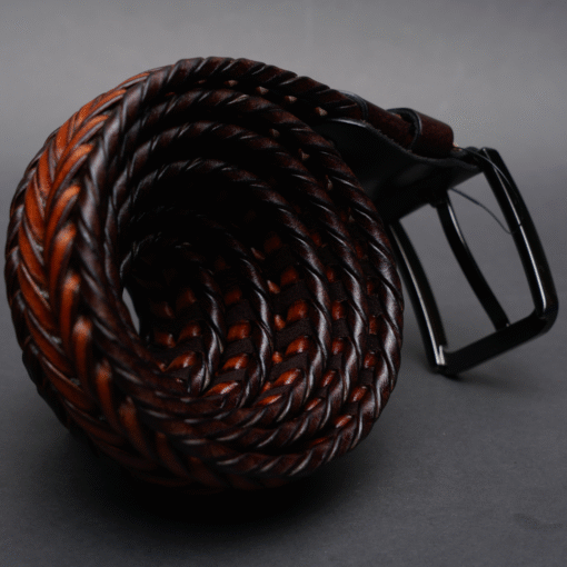 Zays Handcrafted Imported Genuine Leather Belt for Unisex – Premium Quality, Adjustable, Stylish & Durable - ZMB146 - Image 2