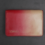 Zays Premium Eco-Friendly Leather Magnetic Card Holder Mini Wallet (ZCW116-Pink & Cream Mix) - Image 7