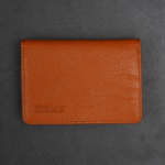 Zays Premium Eco-Friendly Leather Magnetic Card Holder Mini Wallet (ZCW110-Tan Brown) - Image 3