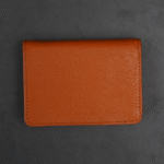 Zays Premium Eco-Friendly Leather Magnetic Card Holder Mini Wallet (ZCW110-Tan Brown) - Image 7