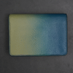 Zays Premium Eco-Friendly Leather Magnetic Card Holder Mini Wallet (ZCW115-Sky & Cream Mix) - Image 9