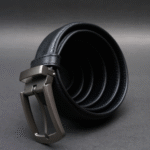 Zays Handcrafted Genuine Leather Belt for Men – Premium Quality, Adjustable, Stylish & Durable (ZMB150-Black) - Image 7