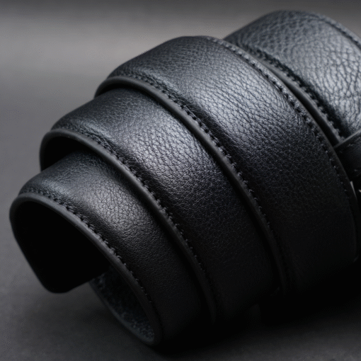 Zays Handcrafted Genuine Leather Belt for Men – Premium Quality, Adjustable, Stylish & Durable (ZMB150-Black) - Image 10