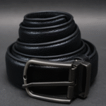 Zays Handcrafted Genuine Leather Belt for Men – Premium Quality, Adjustable, Stylish & Durable (ZMB151-Black) - Image 8