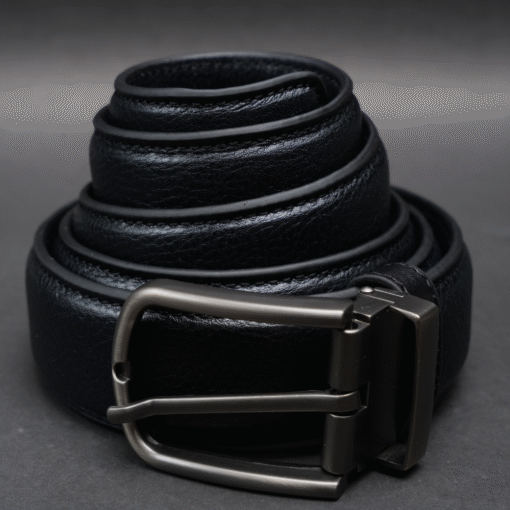 Zays Handcrafted Genuine Leather Belt for Men – Premium Quality, Adjustable, Stylish & Durable (ZMB151-Black) - Image 8