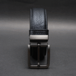 Zays Handcrafted Genuine Leather Belt for Men – Premium Quality, Adjustable, Stylish & Durable (ZMB152-Black) - Image 7