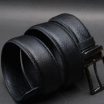 Zays Handcrafted Genuine Leather Belt for Men – Premium Quality, Adjustable, Stylish & Durable (ZMB153-Black) - Image 9