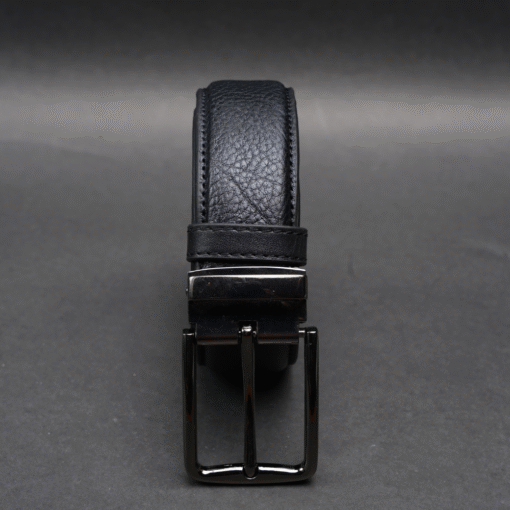 Zays Handcrafted Genuine Leather Belt for Men – Premium Quality, Adjustable, Stylish & Durable (ZMB153-Black) - Image 7