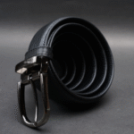 Zays Handcrafted Genuine Leather Belt for Men – Premium Quality, Adjustable, Stylish & Durable (ZMB154-Black) - Image 8