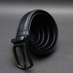 Zays Handcrafted Genuine Leather Belt for Men – Premium Quality, Adjustable, Stylish & Durable (ZMB155-Black) - Image 10