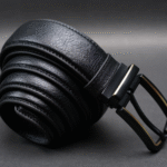 Zays Handcrafted Genuine Leather Belt for Men – Premium Quality, Adjustable, Stylish & Durable (ZMB155-Black) - Image 9