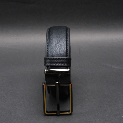 Zays Handcrafted Genuine Leather Belt for Men – Premium Quality, Adjustable, Stylish & Durable (ZMB156-Black) - Image 11