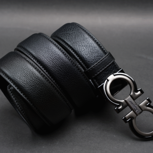 Zays Handcrafted Genuine Leather Belt for Men – Premium Quality, Adjustable, Stylish & Durable (ZMB157-Black) - Image 9