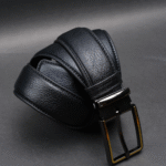 Zays Handcrafted Genuine Leather Belt for Men – Premium Quality, Adjustable, Stylish & Durable (ZMB156-Black) - Image 7