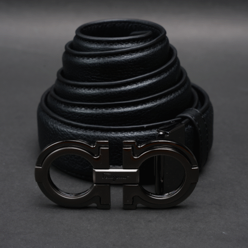 Zays Handcrafted Genuine Leather Belt for Men – Premium Quality, Adjustable, Stylish & Durable (ZMB157-Black) - Image 6