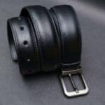 Zays Handcrafted Genuine Leather Belt for Men – Premium Quality, Adjustable, Stylish & Durable (ZMB130-Black) - Image 6