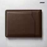 Zays Handcrafted Premium Leather Bifold Short Wallet (SW102-Chocolate) - Image 8