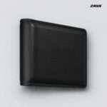 Zays Handcrafted Premium Leather Bifold Short Wallet (SW101-Black) - Image 6