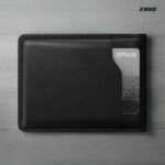 Zays Handcrafted Premium Leather Bifold Short Wallet (SW101-Black) - Image 4