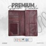 Zays Handcrafted Premium Eco-Friendly Leather Long Wallet for Max 2 Mobile (ZLW108)