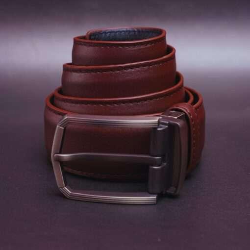 44 Zays Reversible Leather Belt For Men - ZMB137 - Image 1