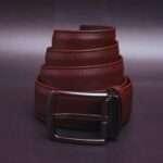 Zays Reversible Leather Belt For Men - ZMB136